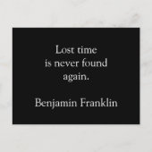 時失った間が二度と見つからない – はがき (正面)