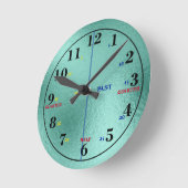 時学計 ラウンド壁時計 (傾斜)