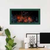 時差の ポスター (ホームオフィス)