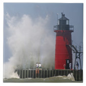 時差局の人々は2で大きな波打ちを見る タイル (正面)