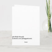 時差漫画カード – フライト付き添い人は似ている カード (裏面)