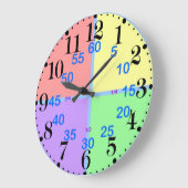 時教え計 ラージ壁時計 (傾斜)