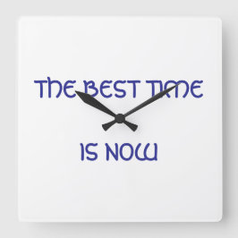 時最高の刻が来た スクエア壁時計