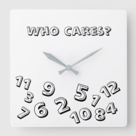 時気に間の時計について スクエア壁時計