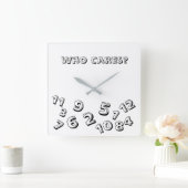 時気に間の時計について スクエア壁時計 (ホーム)