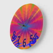 時熱狂する計 ラージ壁時計 (傾斜)