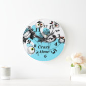 時熱狂する間 ラージ壁時計 (ホーム)