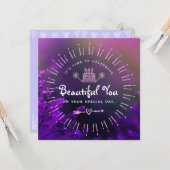 時祝間、誕生日 カード (正面/裏面インサイチュ)