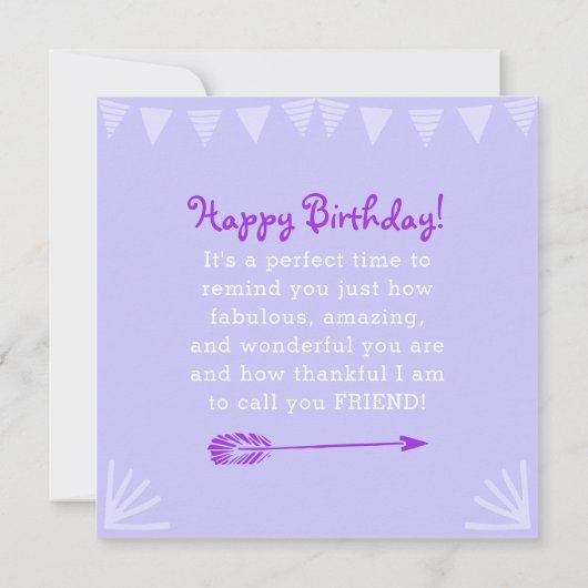 時祝間、誕生日 カード (裏面)