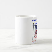 時私が死ぬ… 朝鮮戦争の退役軍人のマグ コーヒーマグカップ (中央)