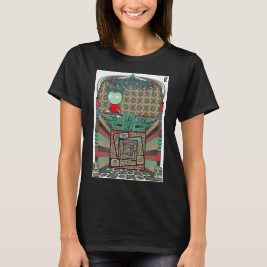 時空を超えた釣り Tシャツ (正面)