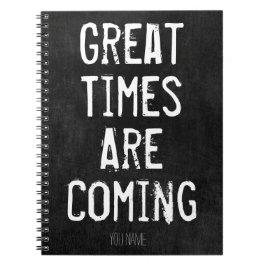 時素晴らし間は来-やる気を起こさせる引用文 ノートブック