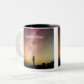 時考え間マグ ツートーンマグカップ (正面左)