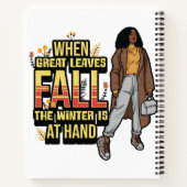 時葉素晴らし感謝していの秋は冬が近い ノートブック (裏面)