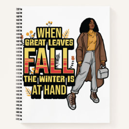 時葉素晴らし感謝していの秋は冬が近い ノートブック