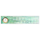 時計が付いているサルジニアの机用ネームプレート デスクネームプレート (正面)