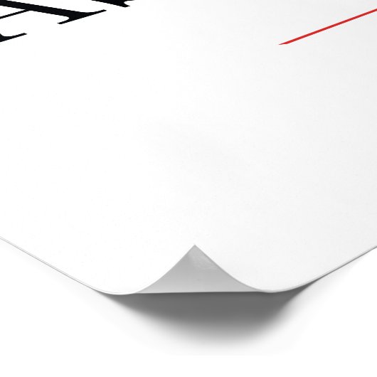 時計が切れた ポスター (角)