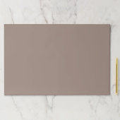 時計が掛けられた茶色の壁 ペーパーパッド (インサイチュ)