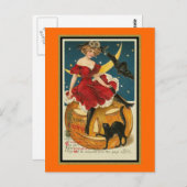 時計が真夜中を打つ ポストカード (正面/裏面)