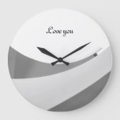 時計しゃれているの最高の時計 ラージ壁時計 (正面)