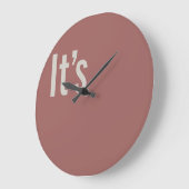 時計だ ラージ壁時計 (傾斜)