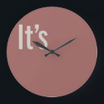 時計だ ラージ壁時計<br><div class="desc">時計の色を好きなように変えることができる顔を覚えておきなさい。あなたは「レンガ」の色に閉じ込められていない あなたが望む"明るい赤紫色"で行もしくことができる。セリーズ。メイヴ。チューペ。アボカドも。</div>