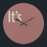 時計だ ラージ壁時計<br><div class="desc">時計の色を好きなように変えることができる顔を覚えておきなさい。あなたは「レンガ」の色に閉じ込められていない あなたが望む"明るい赤紫色"で行もしくことができる。セリーズ。メイヴ。チューペ。アボカドも。</div>