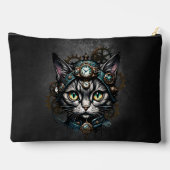 時計とギアの可愛いスチームパンク。 アクセサリーポーチ (裏面)