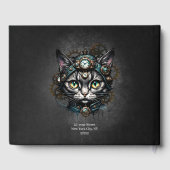 時計とギアの可愛いスチームパンク。 ゲストブック (裏面)