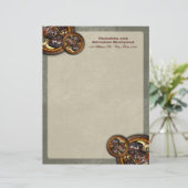 時計とレターヘッド レターヘッド (スタンド正面)