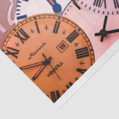 時計と時計の明るいデコページ 薄葉紙 (詳細)