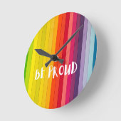 時計になる時誇りを持った間 ラウンド壁時計 (傾斜)