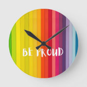 時計になる時誇りを持った間 ラウンド壁時計 (正面)