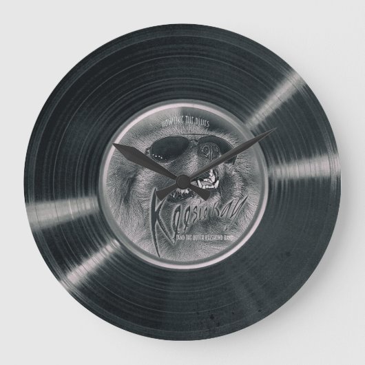 時計にレイの時間を残せ！ ラージ壁時計 (正面)