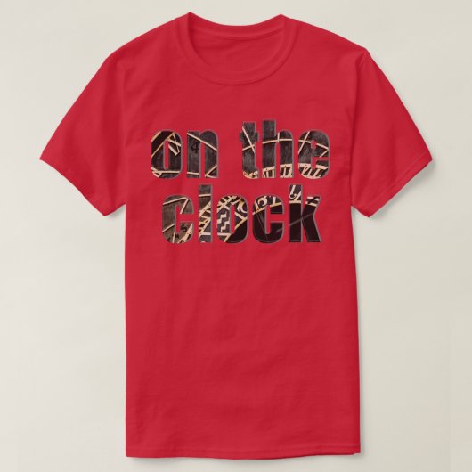 時計に合わせて Tシャツ (デザイン正面)