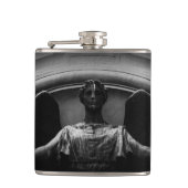 時計に当たる フラスク (正面)