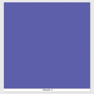 時計のある青い壁 シール