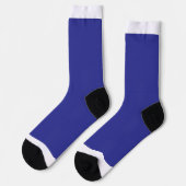 時計のある青い壁 ソックス (左)