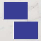 時計のある青い壁 プレイスカード (正面/裏面)