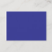 時計のある青い壁 プレイスカード (正面)