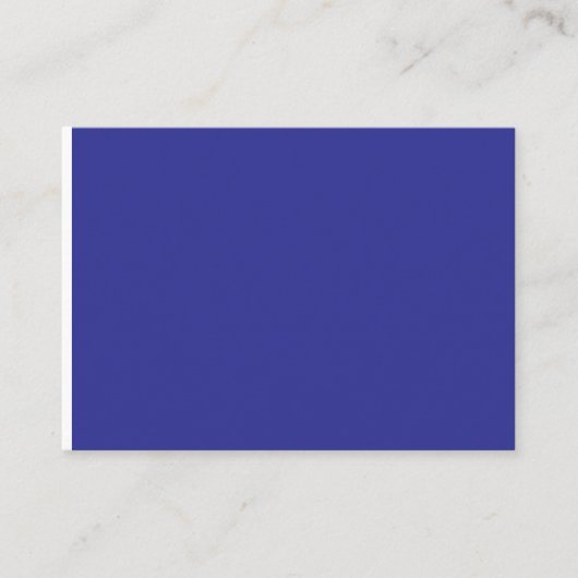 時計のある青い壁 プレイスカード (正面)