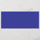 時計のある青い壁 メニュー (裏面)