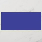 時計のある青い壁 メニュー (正面)