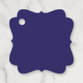 時計のある青い背景 フェイバータグ (正面)