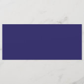 時計のある青い背景 メニュー (裏面)