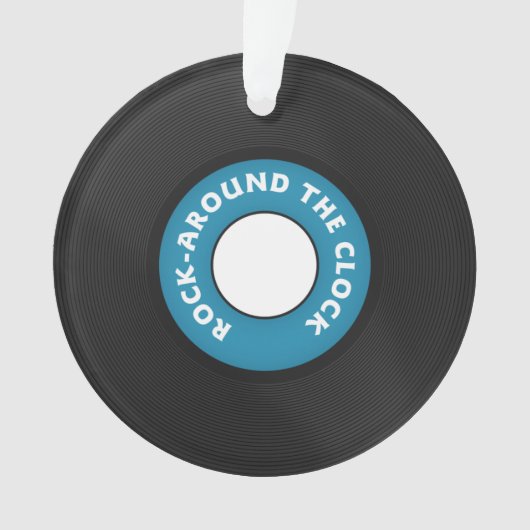 時計ののまわりに音楽ロック – オーナメント_のみ オーナメント (正面)
