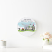 時計のキャンピングカーのキャンプ場の装飾 ラウンド壁時計 (ホーム)