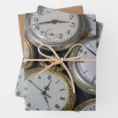 時計のコレクション包装紙 ラッピングペーパーシート (インサイチュ)