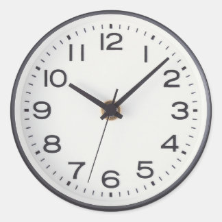 時計のシール ラウンドシール