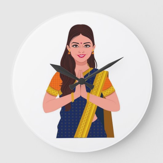 「時計のタイトル」の意味を明確に示してくれないか。 ラージ壁時計 (正面)